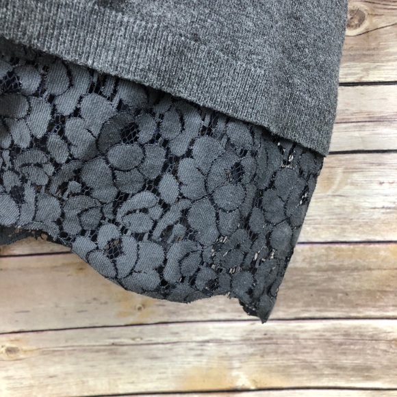 Soft Surroundings Lace Trim Cardigan Tunic Size L - Picture 5 of 8